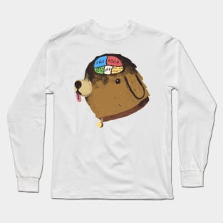 dog phrenology Long Sleeve T-Shirt